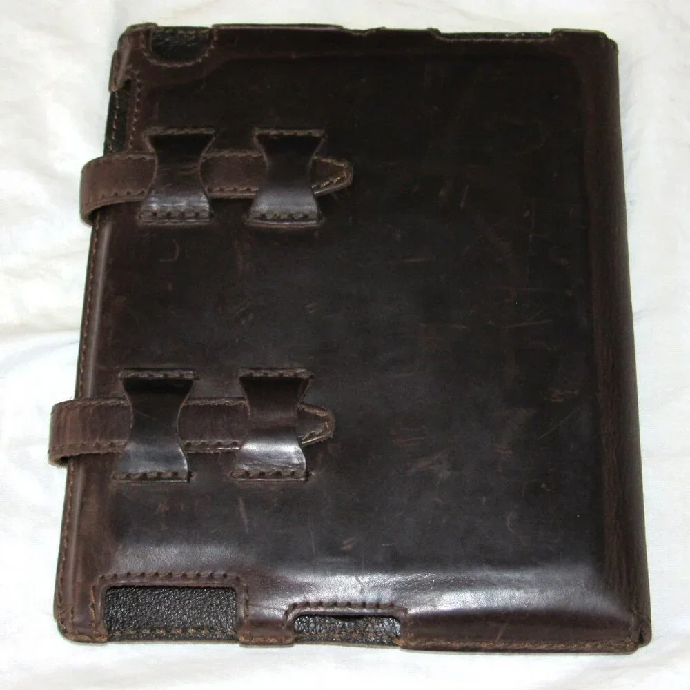 Saddleback Leather Dark Brown Coffee Color IPAD Tablet Case 8